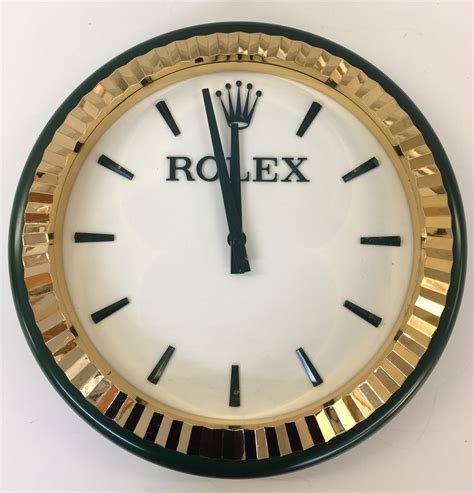 authentic rolex wall clock for sale|genuine rolex wall clock.